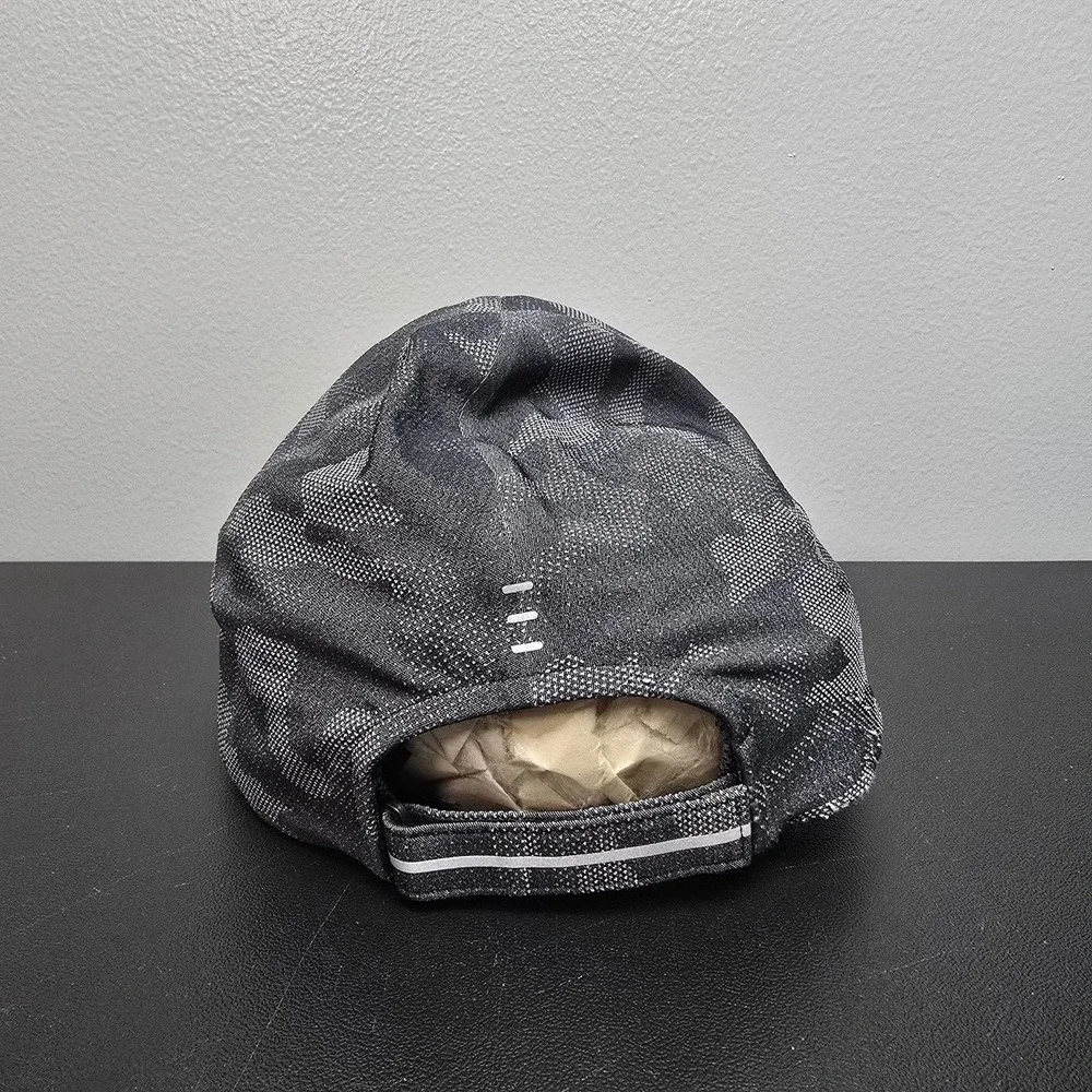 Lululemon Hat Cap Womens One Size Gray Camo Fast Free Run Reflective Performance